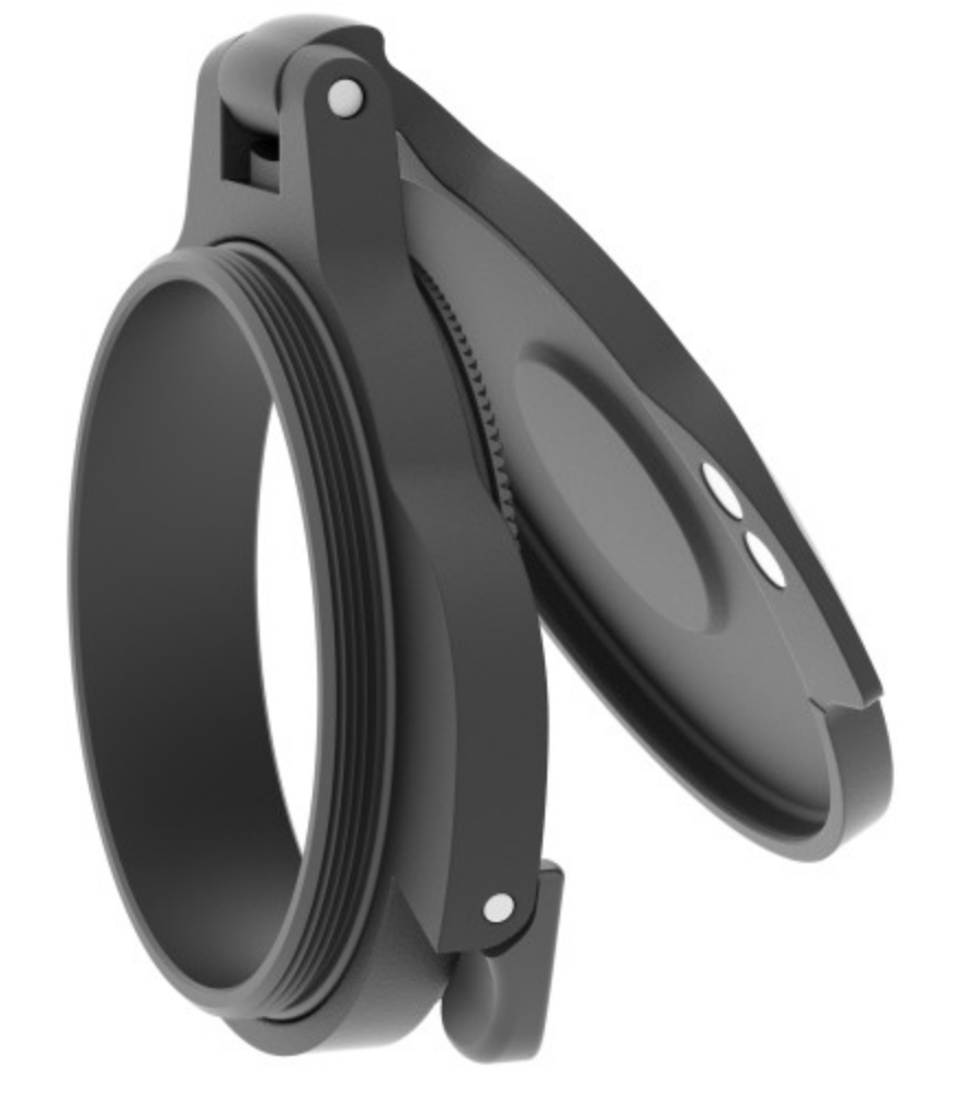 TAPA ABATIBLE PARA VISOR LEUPOLD ALUMINA - OCULAR EP GRANDE (VX-5, VX-6)