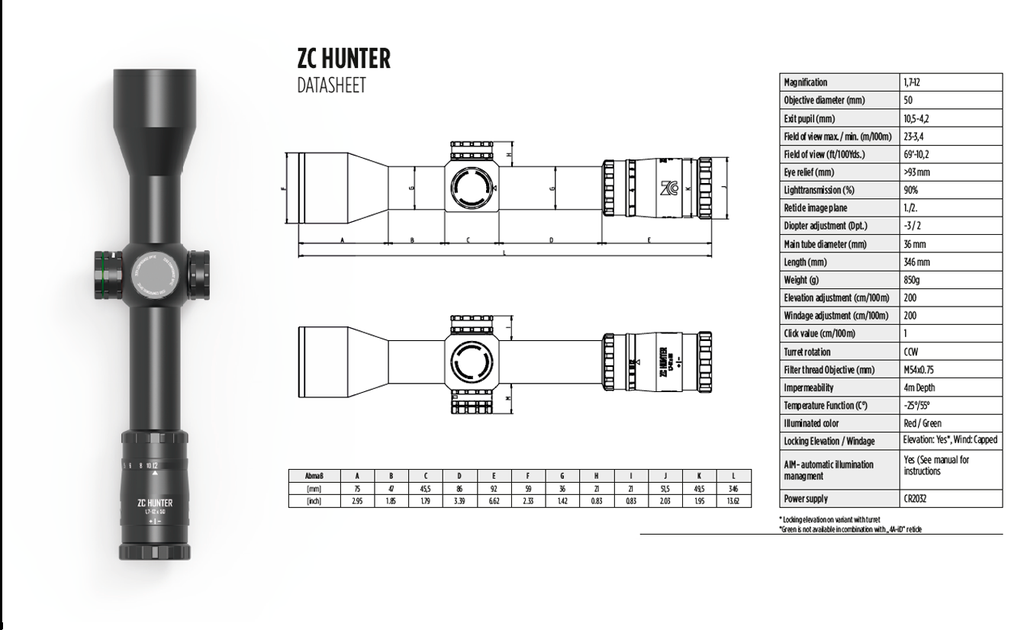 ZC Hunter 50mm