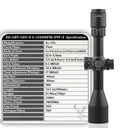 DISCOVERYOPT Óptica  ED-LHT GENⅡ 3-15X50SFIR FFP-MRAD/MOA Diámetro: 30MM 