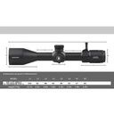 DISCOVERYOPT Óptica  ED-LHT GENⅡ 3-15X50SFIR FFP-MRAD/MOA Diámetro: 30MM 