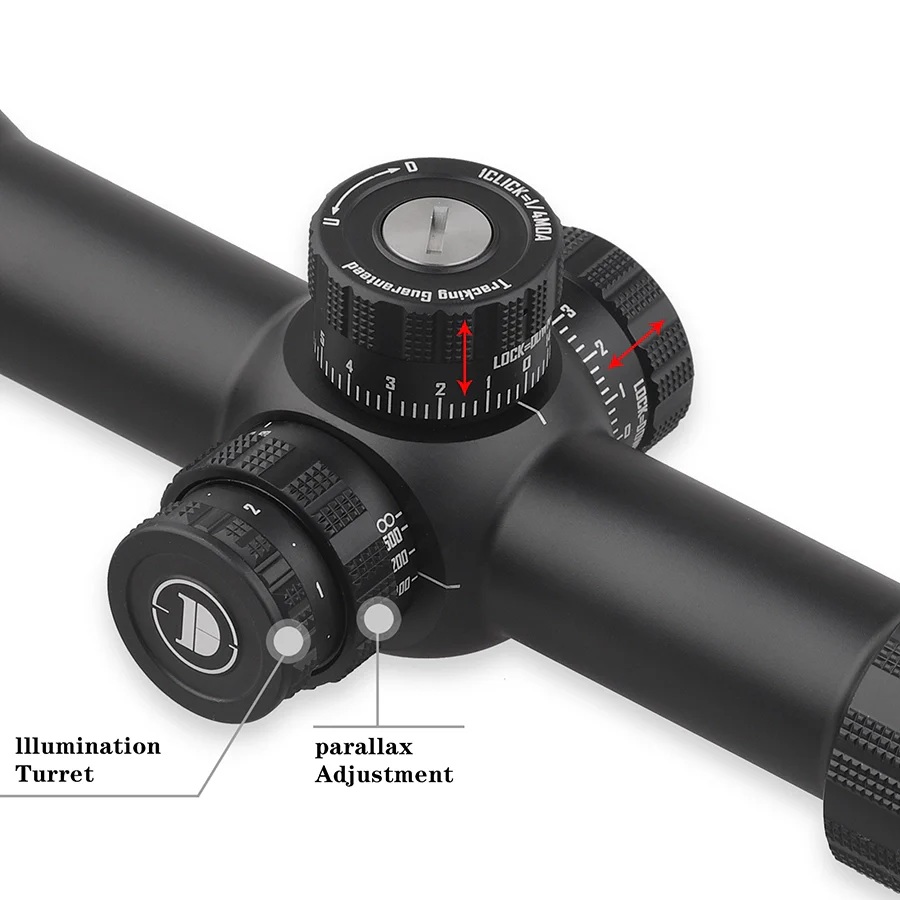 DISCOVERYOPT Óptica  ED-LHT GENⅡ 3-15X50SFIR FFP-MRAD/MOA Diámetro: 30MM 