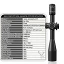 DISCOVERYOPT Mira telescópica XED 6-36X56SFIR FFP-MRAD/MOA-ZERO STOP Diámetro: 35 mm 