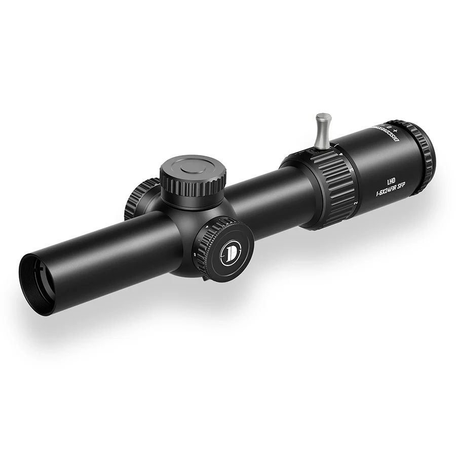 DISCOVERYOPT Mira telescópica LHD 1-6X24SFIR SFP-MOA LPVO con retícula de fibra de 34 mm de diámetro 