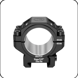 DISCOVERYOPT Montura para mira telescópica de alta resistencia  6061 de aluminio – Compatible con tubos de 30 mm y 34 mm | AlturA 1,26" | Compatible con riel Picatinny 