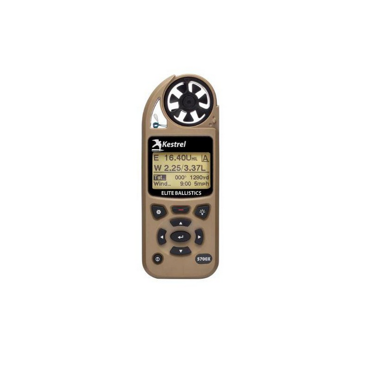 ANEMOMETER KESTREL 5700X ELITE WITH APPLIED BALLISTICS AND LINK COMPATIBLE WITH BAYA COLOR TAN