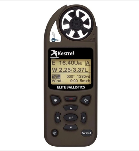 [0857XALFDEM] ANEMOMETER KESTREL 5700X ELITE WITH APPLIED BALLISTICS AND LINK COMPATIBLE WITH BAYA FDE